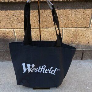 Westfield Shopping Mall Tote Bag Black Nylon 16" x 14" Purse Hand Should…​